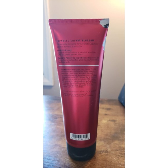Bath & Body Works 2 products Japanese Cherry Blossom Body Scrub Creamy Body Wash - Picture 7 of 8